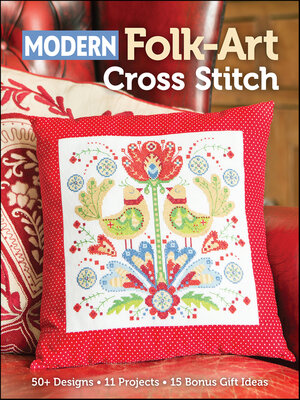 Modern Folk-Art Cross Stitch - ebook